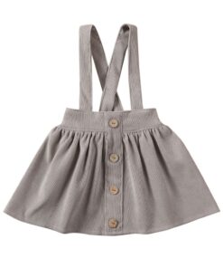 Kid Baby Girl Strap Suspender Skirt Corduroy Party Overalls Autumn A Line Toddler Girls Casual Clothing Outfits 1-6Y