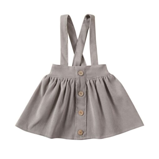 Kid Baby Girl Strap Suspender Skirt Corduroy Party Overalls Autumn A Line Toddler Girls Casual Clothing Outfits 1-6Y
