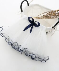 1-6T Girls Baby Ballet tutu Skirts Pink Gray Short Cake Skirt Wavy Infant Pearl children Princess tule rok Baby Skirts meisjes