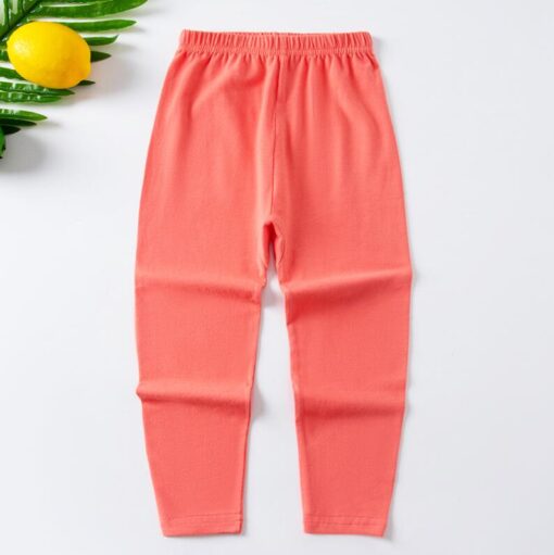 3-12Y Kids Children Boys Girls Bottom Pants Autumn Spring Lycra Thin Cartoon Kids Harem Pants Kids Girls Leggings Trousers