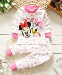 0-2year Baby Clothes Set Winter Cotton Newborn Baby Boys Girls Clothes 2PCS Baby Pajamas Unisex Kids Clothing Sets