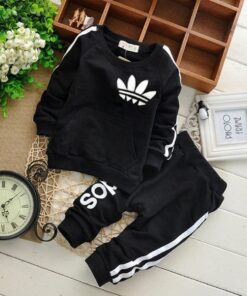 Brand Baby Clothes Suits Causal Baby Girls Boys Clothing Sets Children Suits Clothes 2 Pieces Sweatshirts Sports Pants Kids Set
