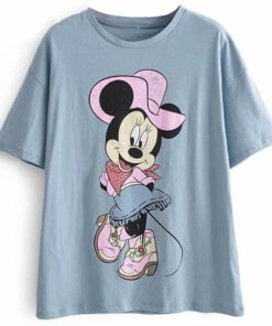 Disney Cartoon Cotton T-Shirt Women 2020 Summer Casual Mickey Mouse Daisy Duck Tshirt Women Vintage Streetwear Tee Tops T-Shirts