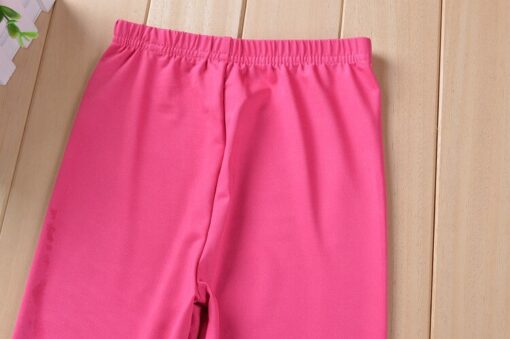 2019 Autumn Girls Leggings Candy Color Kids Pants Children Trousers Girls Bottoming Pants Clothes