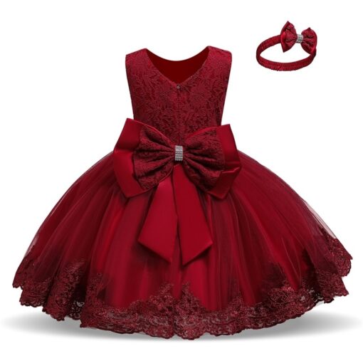 Kids Dress for Girls Summer Dresses for Party and Wedding Christmas Clothing Princess Flower Tutu Dress Children Prom Ball Gown