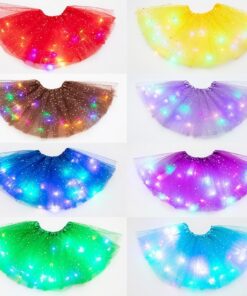 Kids Pearl Skirts Girls Mesh Beaded Clothes Children Ruffles Tutu Skirt Girl Multi-Layers Dance Princess Party Costumes