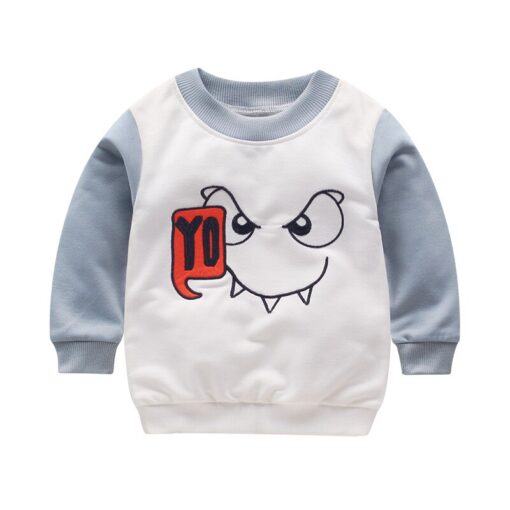 12M-5T Kids Sweatershirts Toddler Boys Girls Velet Sweatshirt Autumn Winter Warm Pullover Cotton Hoodies Children Outwear Tops