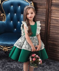 Party Princess Dress Children kids clothes 5 colors 3-14yrs Hot Selling Baby Girls Flower sequins Dress High quality new 2020