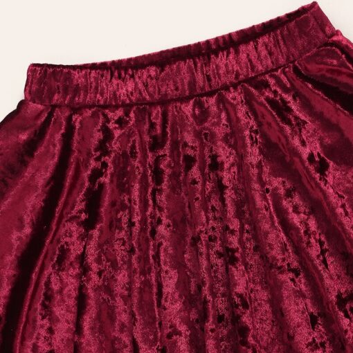 Micol Emilly Fashion Short Kilts Suede Skirts Princess Skirt for 1-7 Years Old Baby Girls Winter Autumn Spring