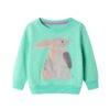 Little maven 2-7Years Autumn New Kids Baby Girl Rabbit Pattern Sweatshirts For Kids Children's Fall Clothes Warm Cardigan Menina