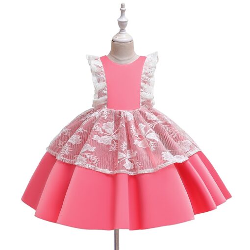 Party Princess Dress Children kids clothes 5 colors 3-14yrs Hot Selling Baby Girls Flower sequins Dress High quality new 2020