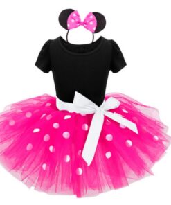 Fancy New Year Baby Girl Carnival Santa Dress For Girls Summer Mouse Christmas Children Clothing Party Tulle Kids Costume