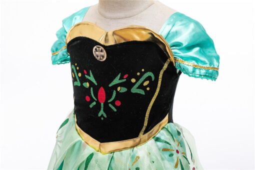 Infant Girl Christmas Dress Children's Party Anna Dress Carnival Costumes for Girls Disguise Child Elsa Anna Costume Elza Dress