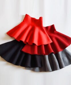 Baby Girls Winter Clothes Fashion Casual Knit Skirt Princess Tutu Skirts Kids Christmas Clothes Children Clothes