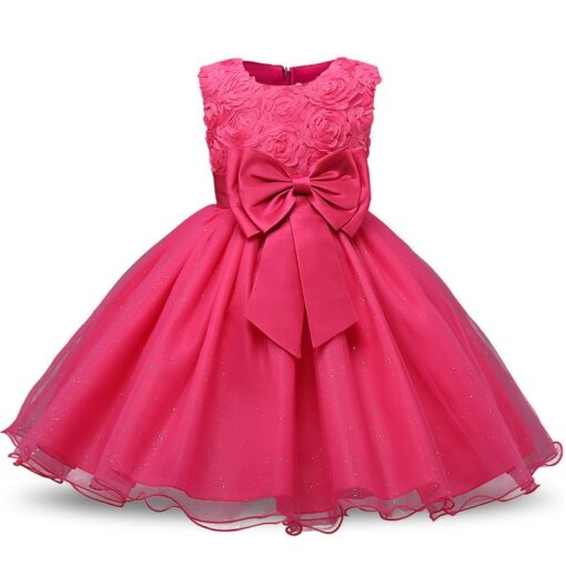 Kids Dress for Girls Summer Dresses for Party and Wedding Christmas Clothing Princess Flower Tutu Dress Children Prom Ball Gown