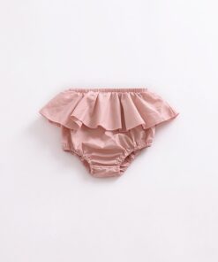 Summer Baby Girls Bloomers Newborn Diaper Cover Baby Pants with Ruffles 0-3 Years Girl Girl Shorts Bottoms Toddler Panties