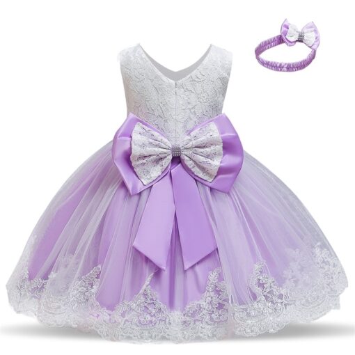 Kids Dress for Girls Summer Dresses for Party and Wedding Christmas Clothing Princess Flower Tutu Dress Children Prom Ball Gown
