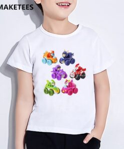 Kids Top Wing Cartoon Print Funny T-shirt Children Cute Clothes Girls & Boys Summer White Baby T shirt