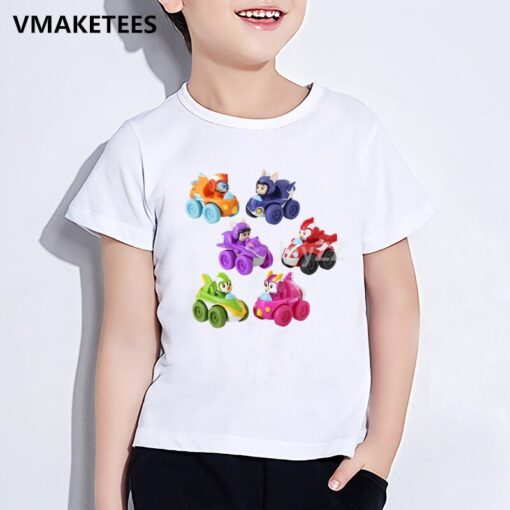 Kids Top Wing Cartoon Print Funny T-shirt Children Cute Clothes Girls & Boys Summer White Baby T shirt