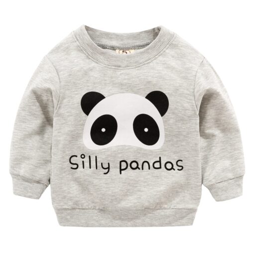 2020 Baby Boys Sweatshirts Winter Spring Autumn Pullover Children Hoodies Panda Long Sleeves Sweater Kids T-shirt Jacket#P30