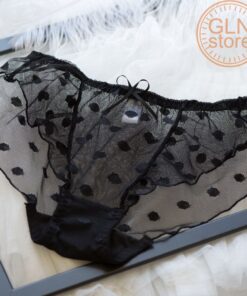 New style women underwear panties sexy mesh lace underwear briefs Japanese bow girl lace sweet low waist shorts 223