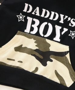 Baby Clothes Sets Newborn Infant Baby Boy Letter Hoodie T Shirt Tops+ Camouflage Pants Outfits Set Christams Gifts