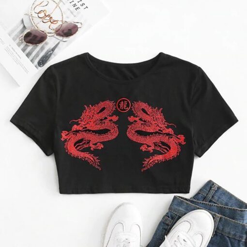 chinese style Dragon print summer t shirt Women Ladies girl Tie-dye Print Sleeveless Pullover Vest Tank tee Tops Shirts hot