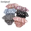 Summer Baby Girls Bloomers Newborn Diaper Cover Baby Pants with Ruffles 0-3 Years Girl Girl Shorts Bottoms Toddler Panties