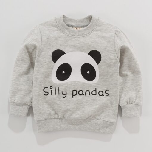 2020 Baby Boys Sweatshirts Winter Spring Autumn Pullover Children Hoodies Panda Long Sleeves Sweater Kids T-shirt Jacket#P30
