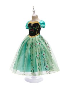 Infant Girl Christmas Dress Children's Party Anna Dress Carnival Costumes for Girls Disguise Child Elsa Anna Costume Elza Dress