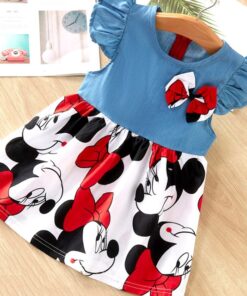 Kids Dresses Girls 2020 New Fashion Sweater Cotton Flower Shirt Short Summer T-shirt Vest Big For Maotou Beach Party Dress