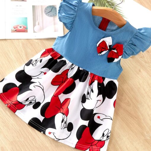 Kids Dresses Girls 2020 New Fashion Sweater Cotton Flower Shirt Short Summer T-shirt Vest Big For Maotou Beach Party Dress