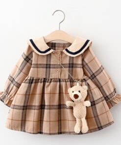 Newborn Baby Girls Dress 2020 Fall Fashion Cute Long Sleeve Princess Dresses for Infant Baby Clothing Toddler Girl Dress Vestido