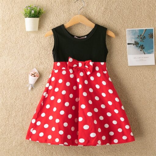 Dot Long Sleeve Dress For Girls Clothing Baby Girl Clothing Teenager School Daily Wear Kids Casual Clothes Vestido Infantil 8T