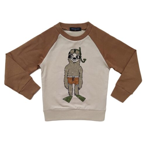 EnkeliBB Child Boys Autumn Winter Sweatshirt Fashion Brand Design Kids Long Sleeve Tops Toddler Boys Clothes For Winter Monkey