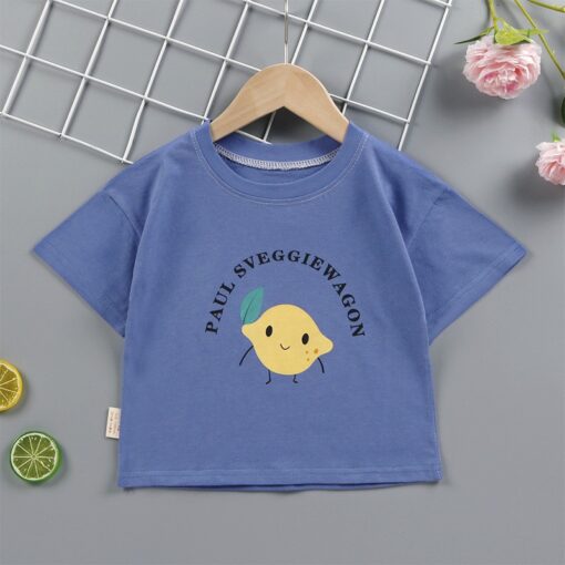 T shirt kids t-shirt baby cute kids plain t shirt Summer Children Outerwear pink yellow wholesale clothing dropshipping