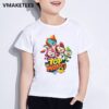 Kids Top Wing Cartoon Print Funny T-shirt Children Cute Clothes Girls & Boys Summer White Baby T shirt