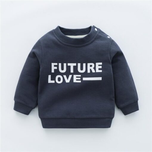 Autumn New Cute Toddler Girl Clothes Fashion Boys Sweatshirt Cartoon Animals Pattern Long Sleeve O Neck Cotton Baby Warm Outfits