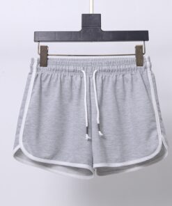 Women Shorts Summer Casual Solid Drawstring shorts high waist loose shorts for girls Soft Cool female short M-2XL