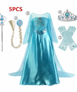 Dress for Girls Kids Christmas Dress Halloween Cosplay Costume Children Birthday Party Clothing Girls Princess Costume