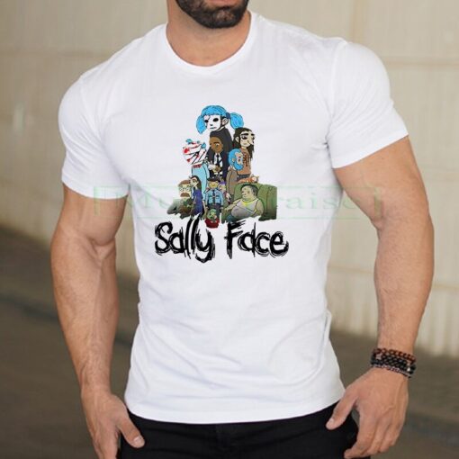 Game Sally Face t shirt Men/women Fashion Harajuku Summer T-shirt 2020 boys/girl Cotton Hip Hop Sally Face Men's Tops Tees