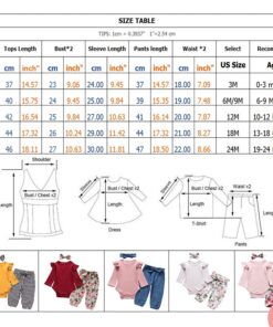 3Pcs Newborn Baby Girl Clothes Set Fashion Autumn Long Sleeve Solid Color Romper Tops Pants Headband Infant Clothing Outfits