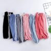 Children Summer Trousers Kid Solid Color Long Harem Pants Boys Sweatpants Toddler Bottom Baby Girl Leggings Anti-mosquito Pant
