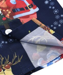 Autumn Baby Boy Short Sleeve Christmas Cartoon Print T-Shirts Kids Tops Casual Blouse 1-6Y T-Shirts
