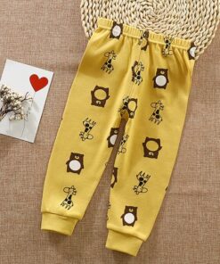 Baby Long Pants 100% Cotton Baby Harem Pants Infant Boys Girl Leggings Infant Kids Trousers Casual Baby Bottoms 0-7Y