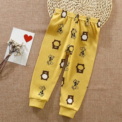 Baby Long Pants 100% Cotton Baby Harem Pants Infant Boys Girl Leggings Infant Kids Trousers Casual Baby Bottoms 0-7Y