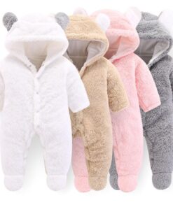 Newest Russia Baby Costume Rompers Clothes Cold Winter Boy Girl Garment Thicken Warm Comfortable Pure Cotton Newborn Clothes