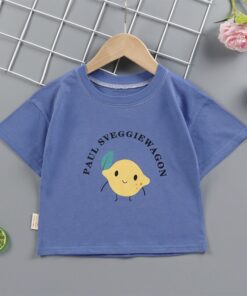 T shirt kids t-shirt baby cute kids plain t shirt Summer Children Outerwear pink yellow wholesale clothing dropshipping