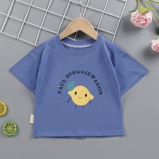 T shirt kids t-shirt baby cute kids plain t shirt Summer Children Outerwear pink yellow wholesale clothing dropshipping