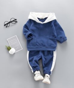 LZH Infant Clothing 2020 Autumn Winter Newborn Clothes For Baby Boys Clothes Set Hoodie+Pants 2pcs Outfit Kids Costume Baby Suit